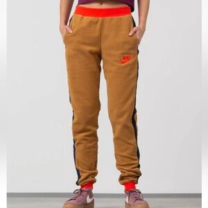 Nike Brown and Red Track Pants